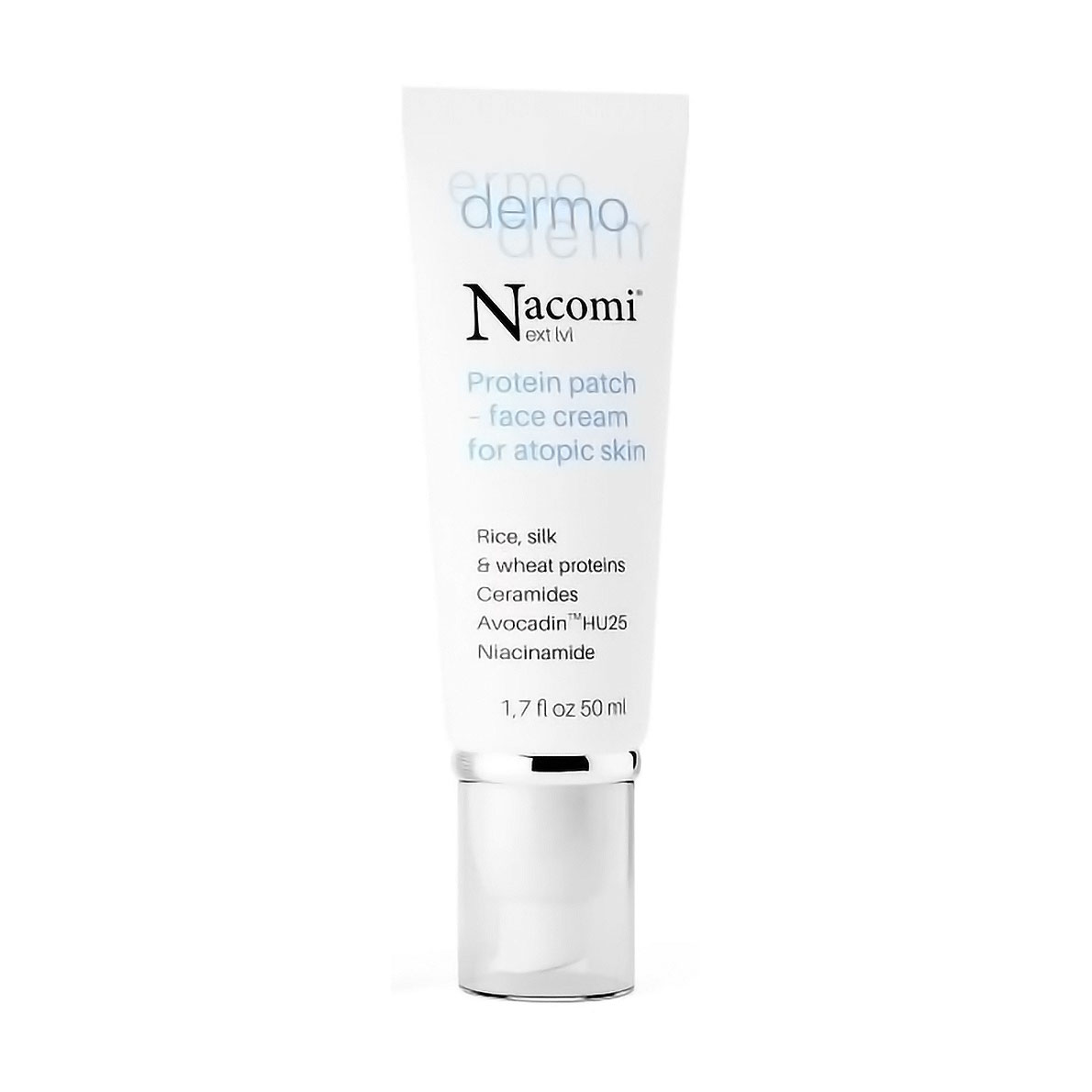 Протеїновий патч-крем для обличчя Nacomi Next Level Dermo Protein Patch Face Cream для атопічної шкіри, 50 мл